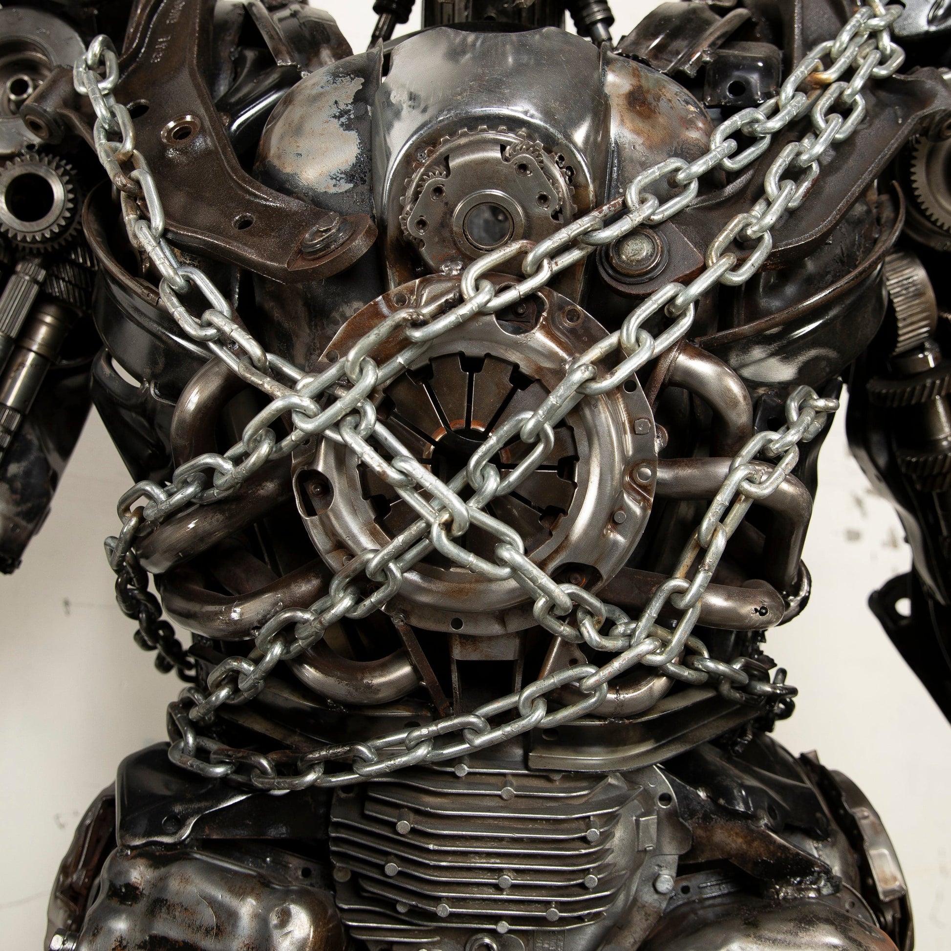 Megatron sculpture weld craftsmanship