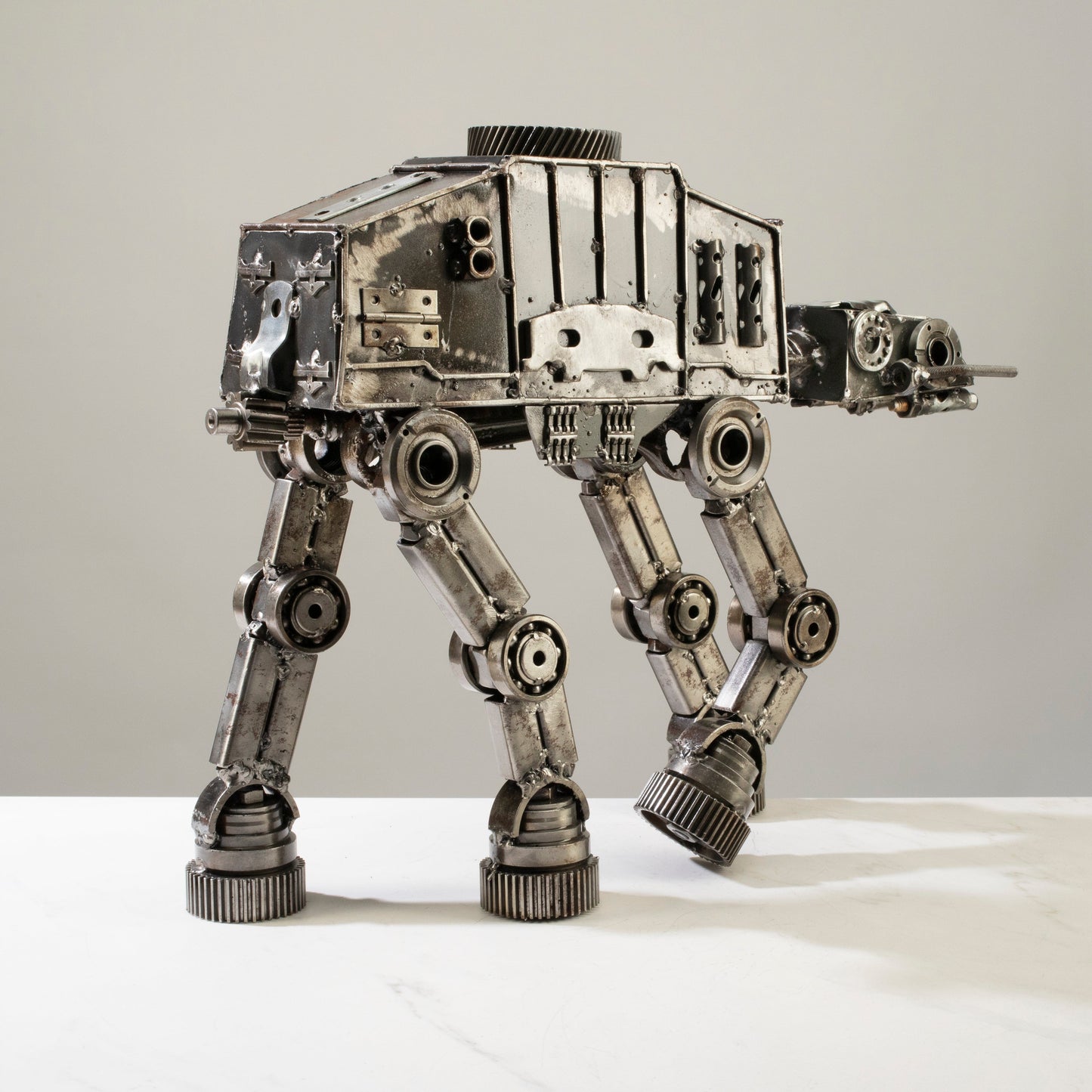 Large AT-AT sculpture leg detail