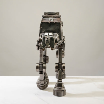 Large AT-AT sculpture front view