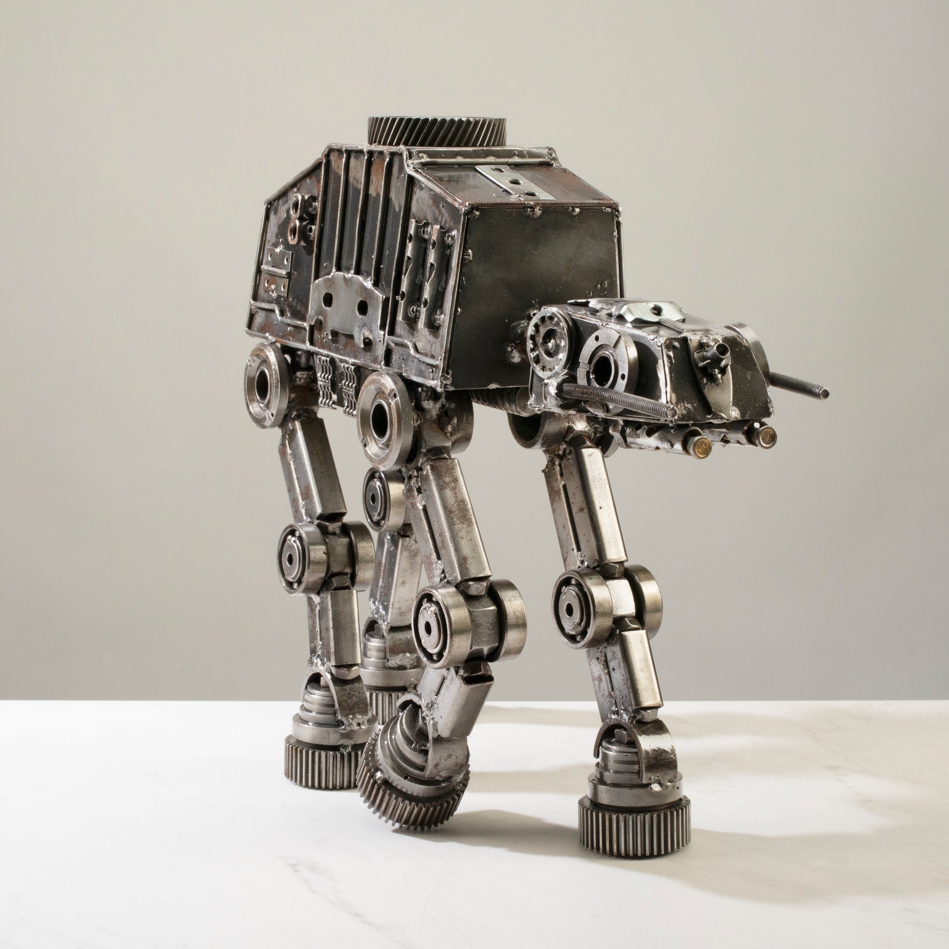 Large AT-AT sculpture detail