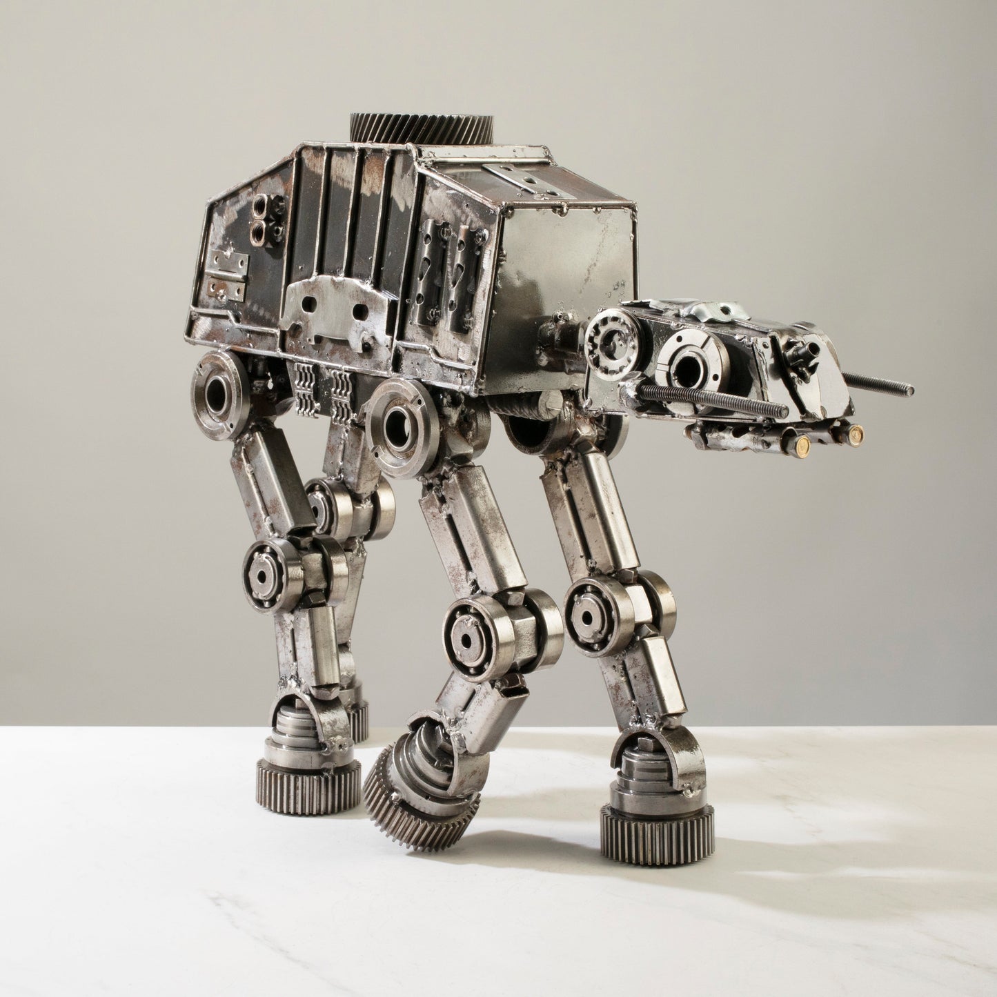 Large AT-AT sculpture rear view