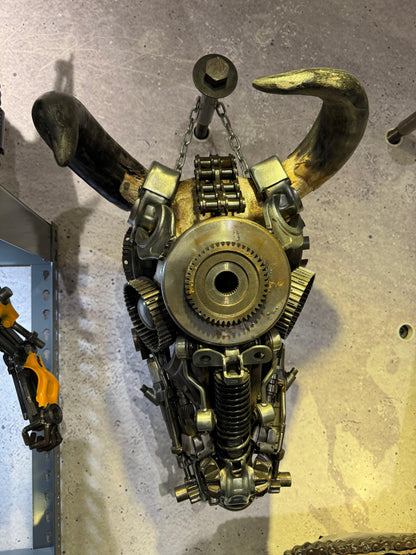 Bull skull S60 detail