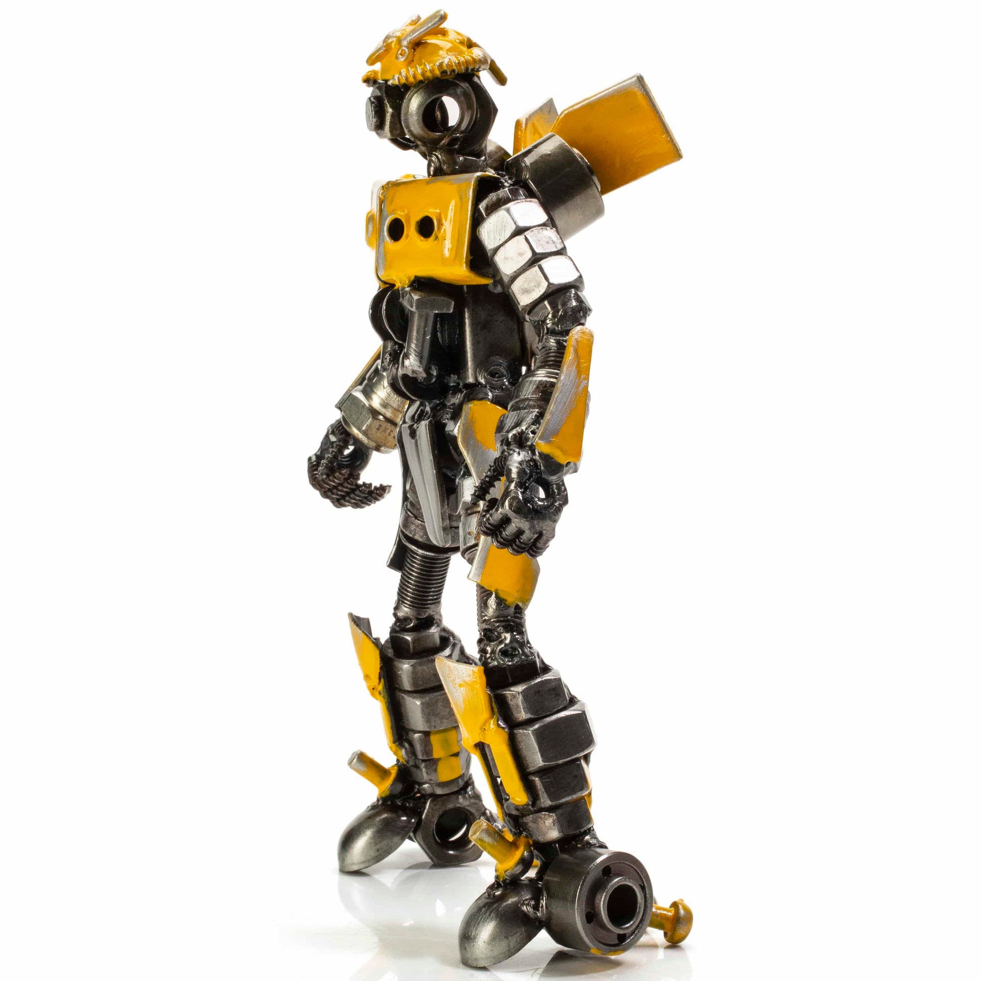 7 inch Bumblebee sculpture side view