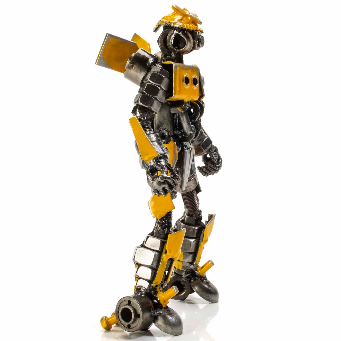 7 inch Bumblebee sculpture angle view