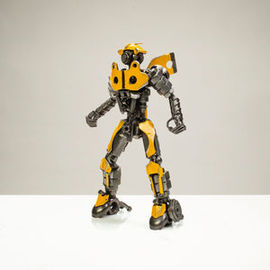 11" BumbleBee Inspired Recycled Metal Sculpture