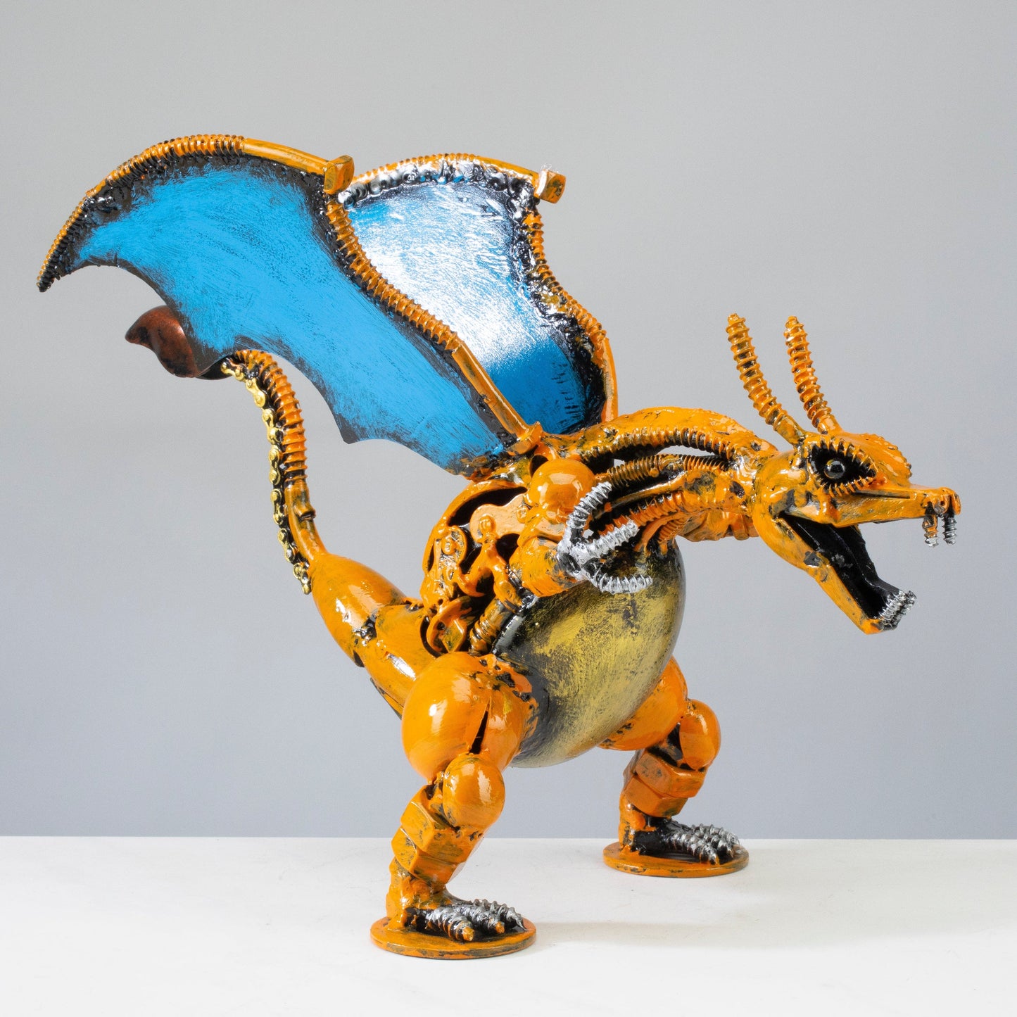 Charizard desk sculpture angle view