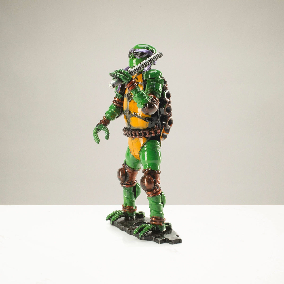 Donatello metal sculpture bo staff detail — Vault 88
