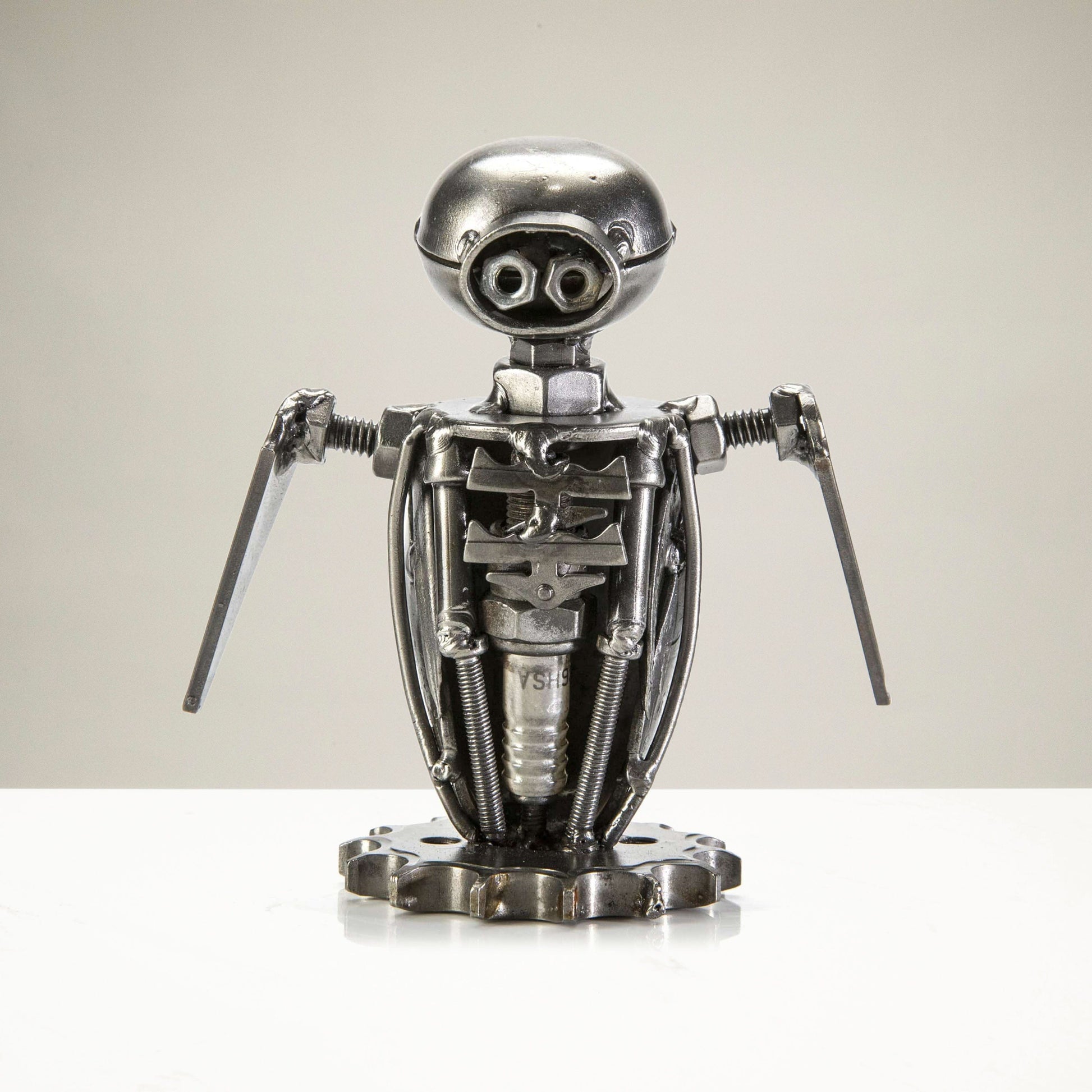 Eve inspired recycled metal sculpture — Vault 88