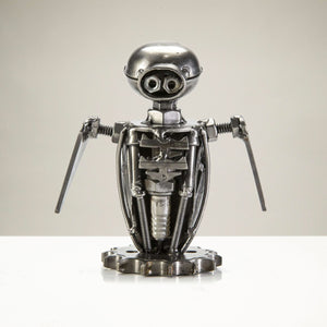Eve Inspired Recycled Metal Sculpture