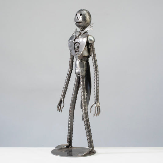 Jack Skellington Inspired Recycled Metal Sculpture — Vault 88