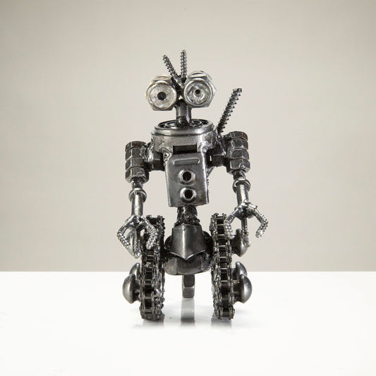 Johnny-5 Inspired Recycled Metal Sculpture — Vault 88