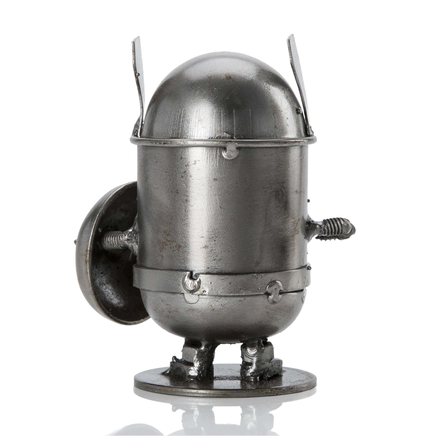 Minion Captain America sculpture angle view