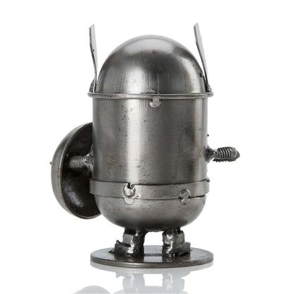 Minion Captain America sculpture angle view