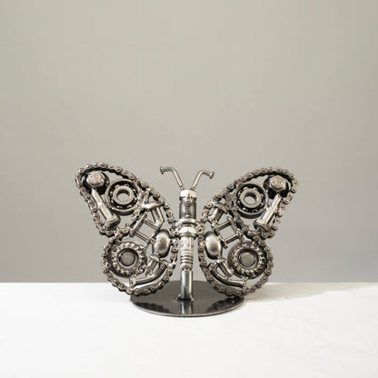 Monarch butterfly sculpture top view