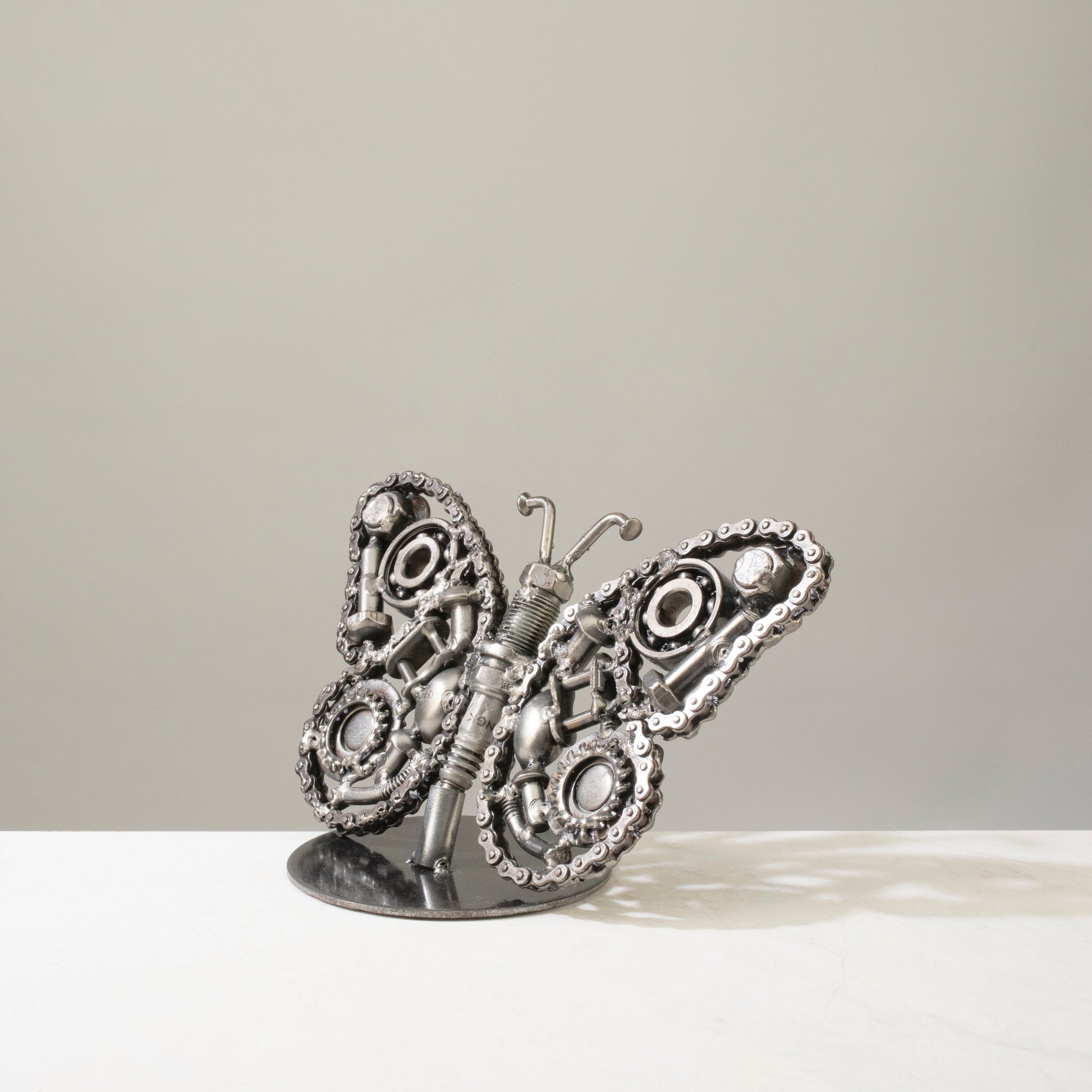 Monarch butterfly recycled metal sculpture — Vault 88