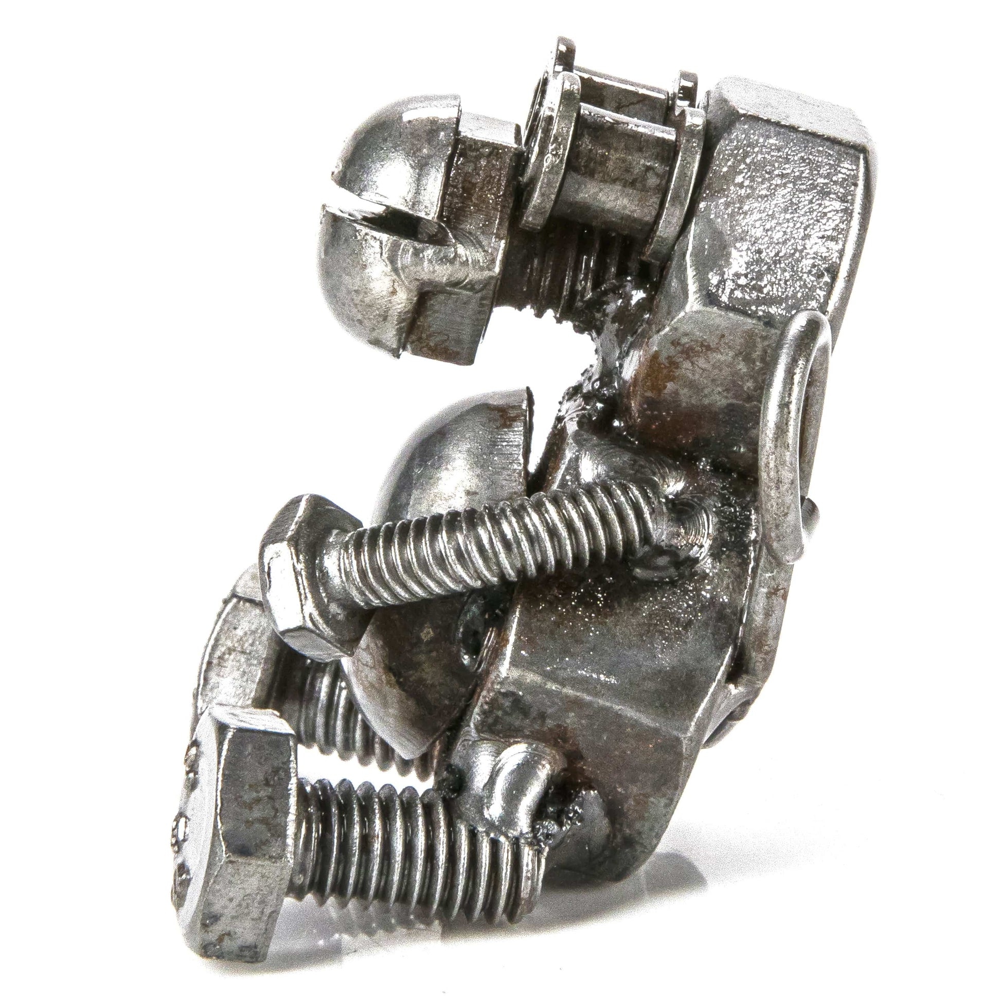 Monkey metal sculpture detail