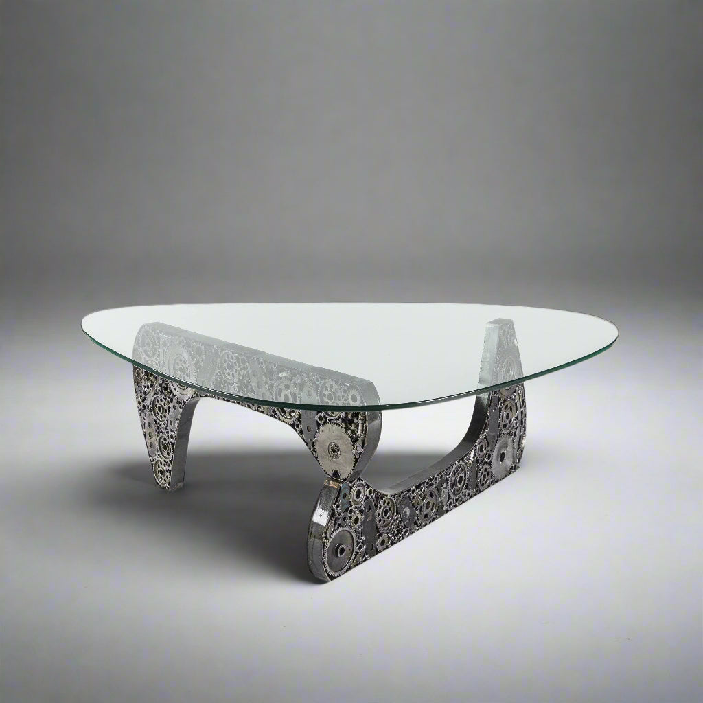 Noguchi inspired recycled metal art table — Vault 88