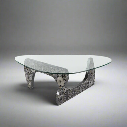 Noguchi inspired recycled metal art table — Vault 88