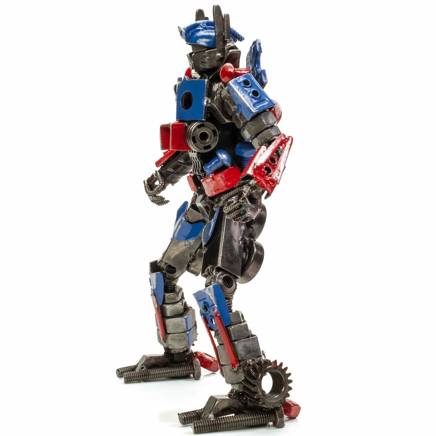 11 inch Optimus Prime sculpture angle view