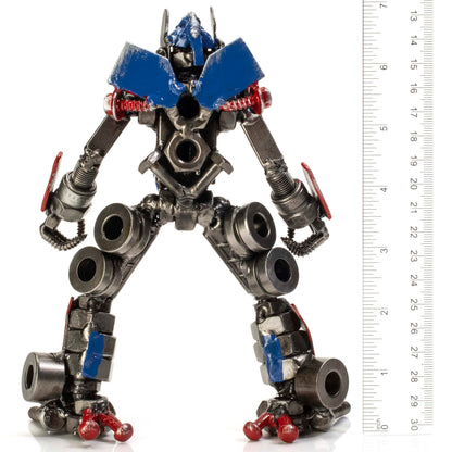 7 inch Optimus Prime sculpture display view