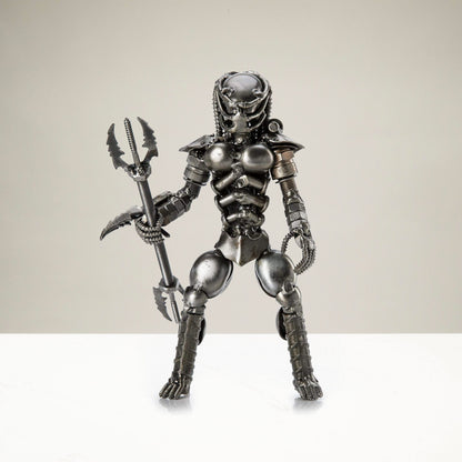 Predator inspired recycled metal sculpture — Vault 88