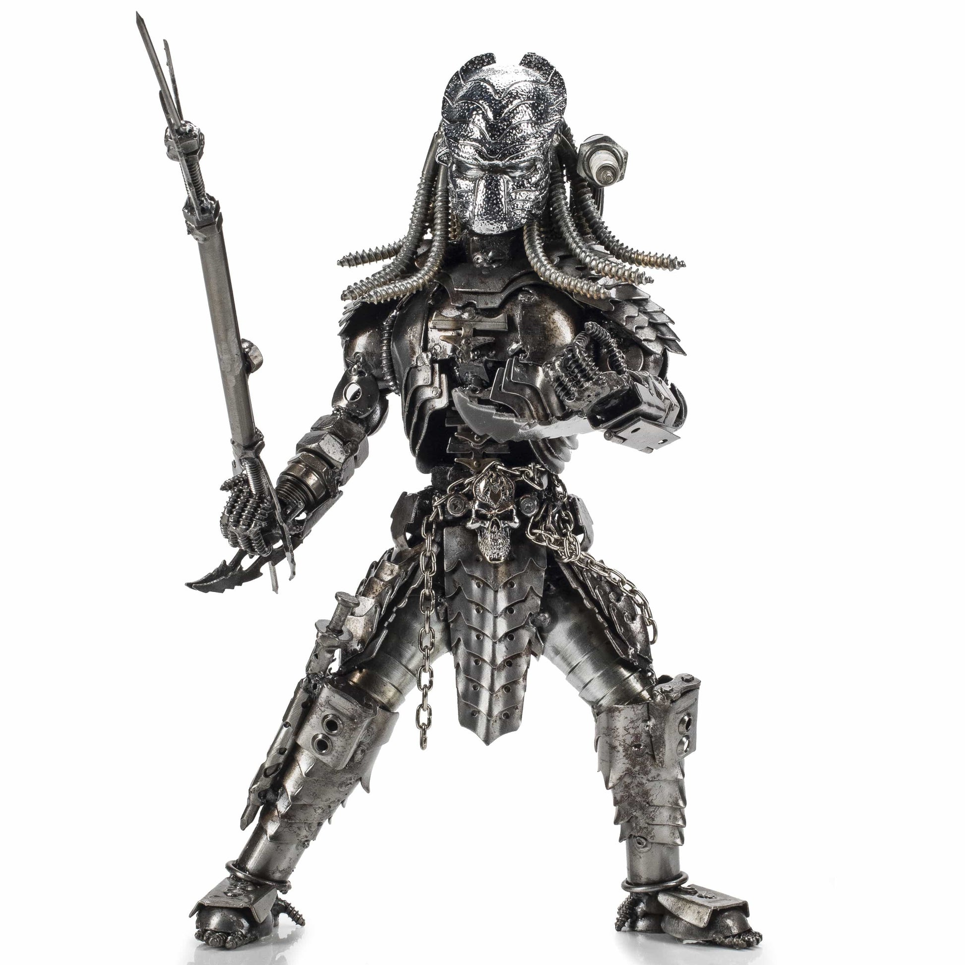 Predator with brass recycled metal sculpture — Vault 88