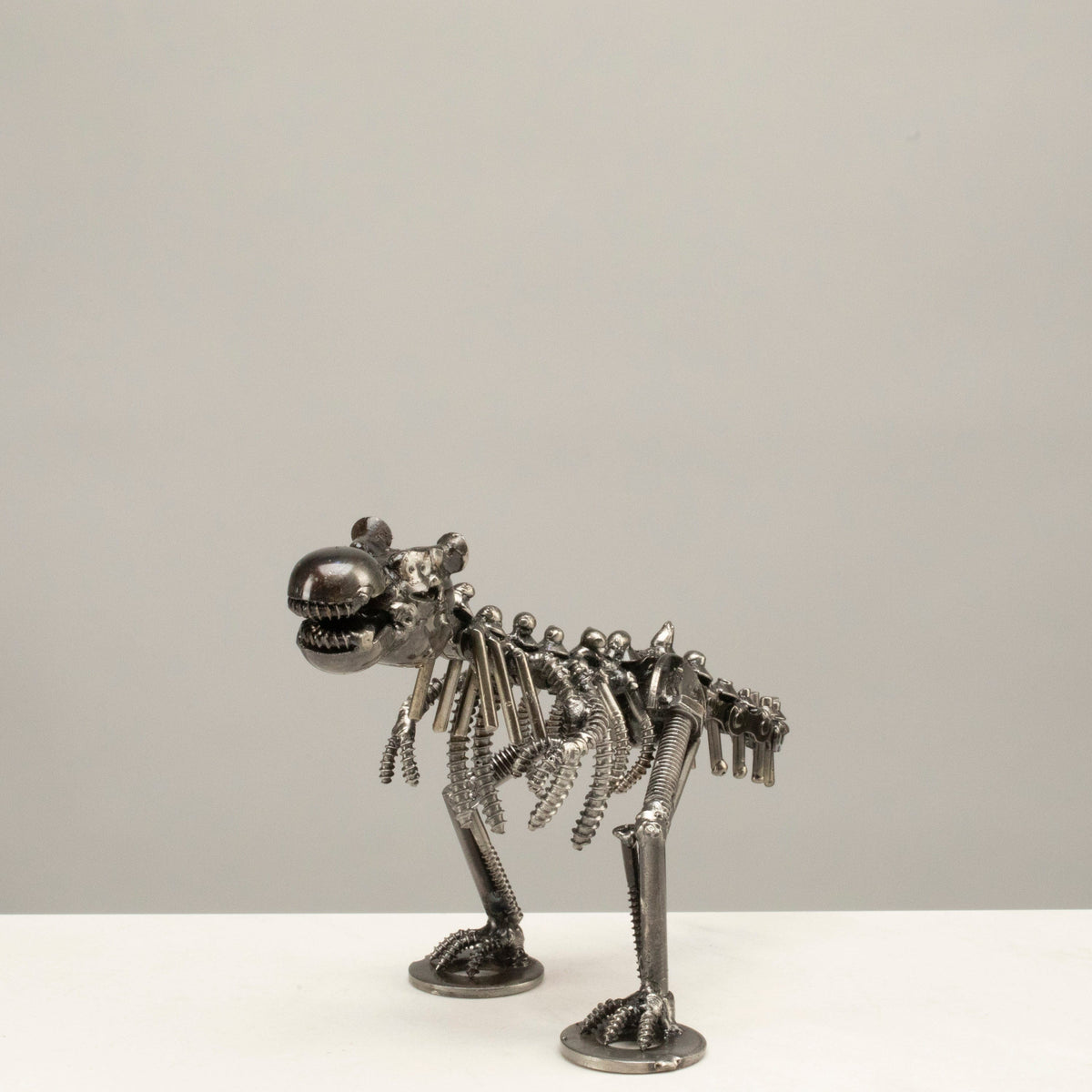 T-Rex Recycled Metal Sculpture — Vault 88