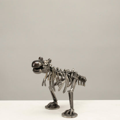 T-Rex Recycled Metal Sculpture — Vault 88