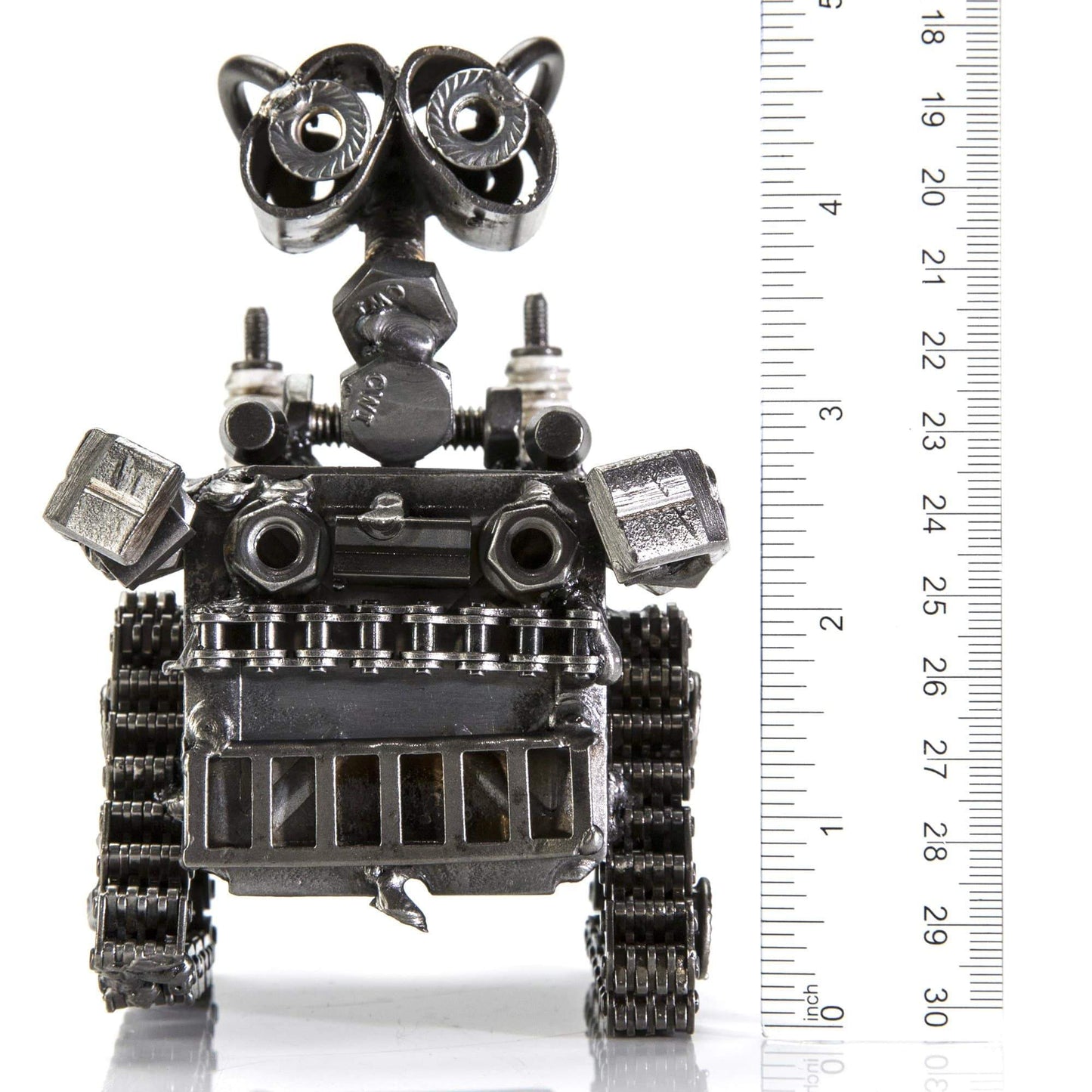 Mini Wall-E sculpture angle view
