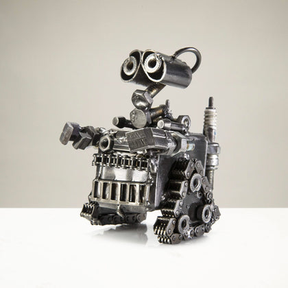 Wall-E Inspired Recycled Metal Sculpture (Mini)