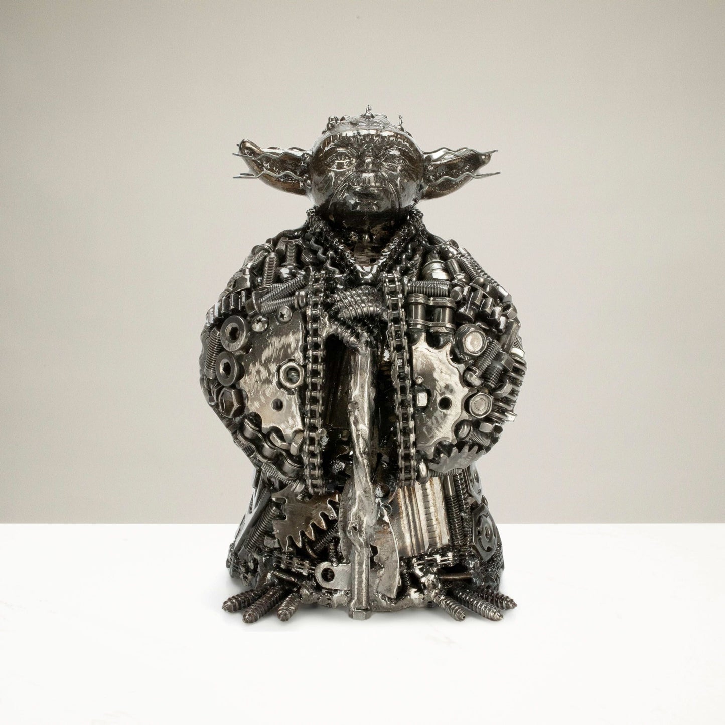 Yoda inspired recycled metal sculpture — Vault 88