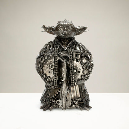 Yoda inspired recycled metal sculpture — Vault 88